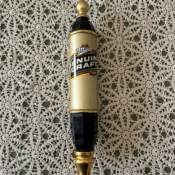 unbranded Other - Miller Genuine draft beer torpedo tap handle. Preloved. Light wear. 12”, video